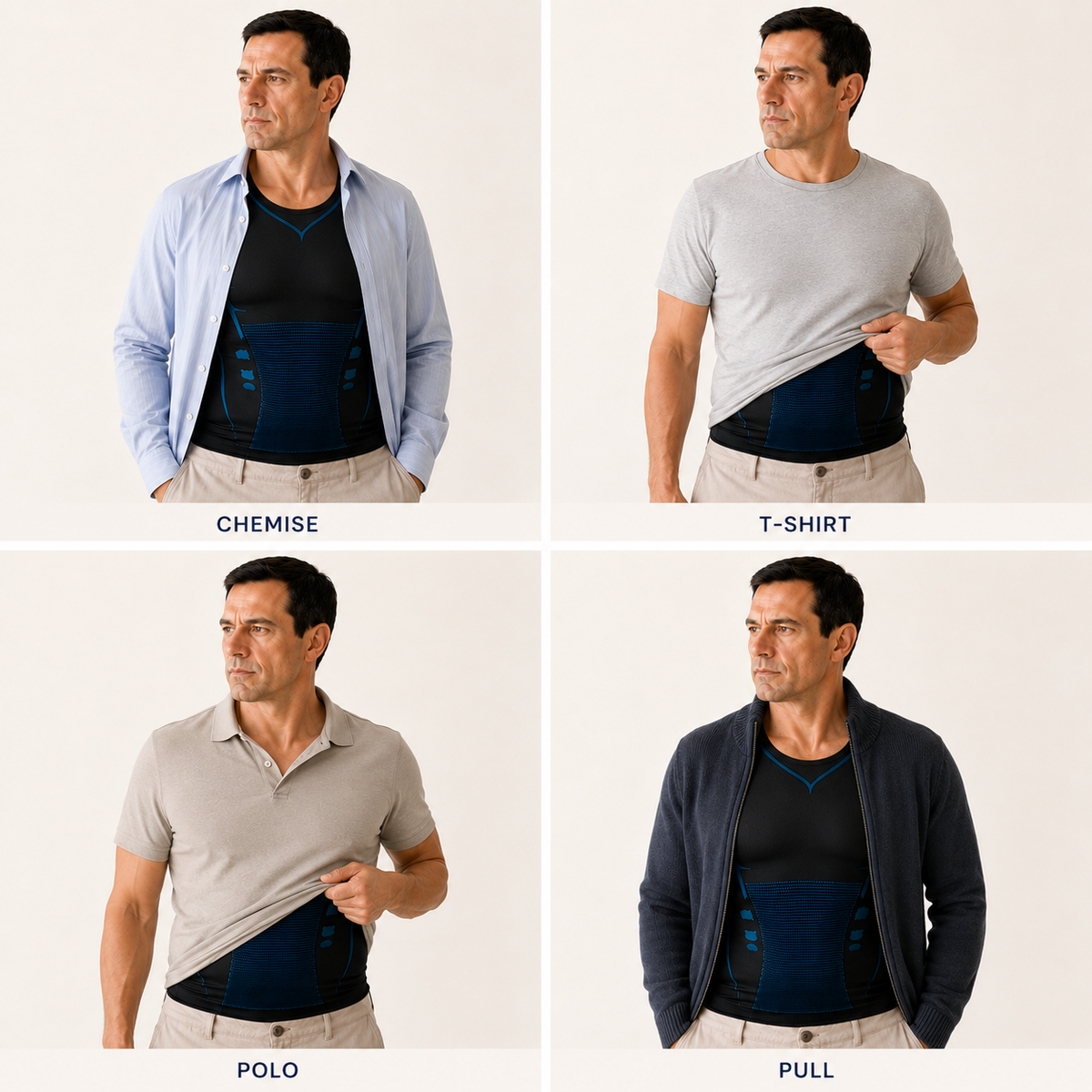 ConfortBody | Le débardeur qui garde votre chemise impeccable